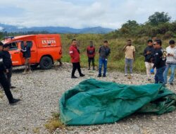 Polsek Wamena Kota Tangani Penemuan Mayat di Jalan Lingkar Lukmen Aikima