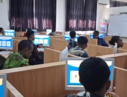 Hari Kedua CAT Akademik Casis Bintara Polres Jayawijaya Berjalan Lancar