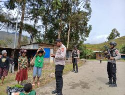 Patroli Dialogis Sat Samapta Polres Lanny Jaya Ciptakan Situasi Aman dan Kondusif