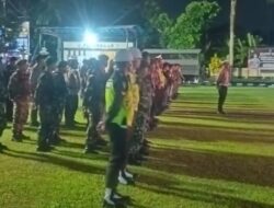 Sinergi TNI, Polri dan Pemerintah Daerah, Personel Kodim 1310/Bitung Patroli Gabungan Ciptakan Situasi Aman dan Kondusif di Wilayah Minahasa Utara