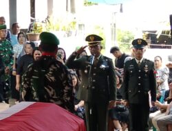 Wujud Penghormatan Atas Pengabdian, Kodim 1310/Bitung Gelar Upacara Persemayaman dan Pemakaman Secara Militer Kepada Purnawirawan TNI