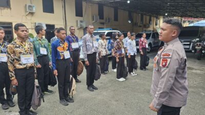 Polres Jayawijaya Gelar Pemeriksaan Katagori OAP dan NON OAP Casis Bintara Polri