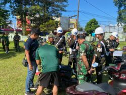 Pastikan Administrasi dan Kelengkapan Kendaraan Layak Pakai, Kodim 1310/Bitung Gelar Pengecekan Kendaraan Dinas