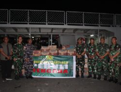 Peduli Bencana, Danrem 131/Santiago Tinjau Langsung Keberangkatan Bantuan Bahan Makanan dan Obat-Obatan untuk Korban Gempa Sangihe