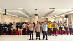 Latihan Pra Operasi Pesparawi Mansinam-2026 Dalam Rangka Pengamanan Pesta Paduan Suara Gerejawi (Pesparawi) Nasional XIV Tahun 2026 di Wilayah Hukum Polda Papua Barat