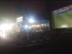 Ciptakan Suasana Akrab, Personel Kodim 1310/Bitung Nonton Bareng Piala Dunia 2026 Bersama Masyarakat