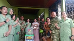 Sambut Hari Jadi Kodam XIII/Merdeka Ke-68, Dandim 1310/Bitung Dampingi Danrem 131/Santiago Gelar Anjangsana dan Bakti Sosial