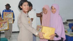 Penyerahan Bantuan Sosial Dalam Rangka Hari Bhayangkara Ke-80 di Pesantren Hidayatullah Anday