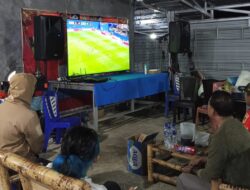 Nonton Bareng Piala Dunia 2026, Wujud Kedekatan Kodim 1310/Bitung dengan Masyarakat