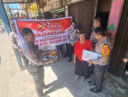 Satlantas Polres Jayawijaya Gelar Anjangsana Kepada Purnawirawan dan Warakawuri Dalam Rangka Hari Bhayangkara ke-80