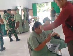Deteksi Gangguan Penglihatan Sejak Dini, Prajurit dan Persit Kodim 1310/Bitung Lakukan Pemeriksaan Mata Gratis
