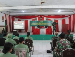 Tingkatkan Kualitas Mental, Moral dan Spiritual, Kodam XIII/Mdk Melalui Bintaldam XIII/Mdk, Melaksanakan Kegiatan Pembinaan Mental Kepada Prajurit, PNS dan Persit Kodim 1310/Bitung