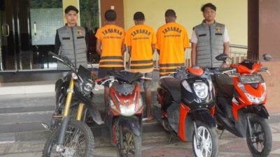 Polda Papua Barat Amankan 39 Pelaku 3C (Curat,Curas,Curanmor) Selama 6 Bulan