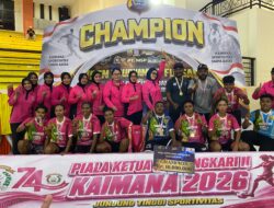 SRIKANDI FC POLRES FAKFAK JUARA! Borong Tiga Gelar Individu di Kaimana