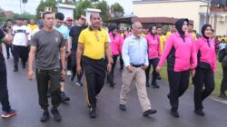 Polri untuk Masyarakat, Polda Papua Barat Gelar Olahraga Bersama Sambut Hari Bhayangkara ke-80