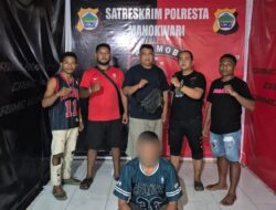 Tim Unit Reaksi Cepat (URC) Satuan Reserse Kriminal Polresta Manokwari Berhasil Tangkap Pelaku Pencurian yang Meresahkan Penumpang Kapal di Pelabuhan Manokwari