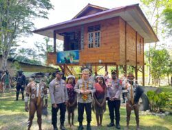 Putra Asli Lembah Baliem, Wakapolres Jayawijaya Sambut Hangat Kunjungan Astamaops Kapolri di Pusat olah Seni Wesaput