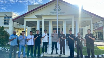 Perkuat Sinergitas, Kapolres Teluk Bintuni Lakukan Kunjungan Silaturahmi ke Kantor Kejari Bintuni