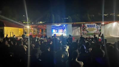 Kapolda Papua Barat Pimpin Nonton Bareng Semifinal Piala Dunia FIFA 2026 Bersama PJU dan Personel Satbrimob Polda Papua Barat