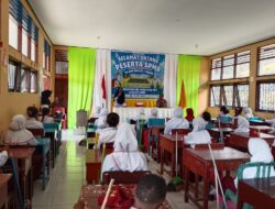 Kapolsek Kokas Bekali Siswa Baru SMP Negeri 1 Kokas, Polri Tanamkan Disiplin dan Kesadaran Hukum Sejak Dini