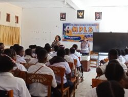 Tanamkan Budaya Tertib Berlalu Lintas Sejak Dini, Satlantas Polres Jayawijaya Gelar Sosialisasi di SMKS Yapis Sidratul Muntaha