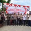 Peringati Hari Bhayangkara ke-80, Polresta Manokwari Salurkan Bantuan Sumur Bor di Fanindi Pantai Manokwari