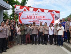 Peringati Hari Bhayangkara ke-80, Polresta Manokwari Salurkan Bantuan Sumur Bor di Fanindi Pantai Manokwari