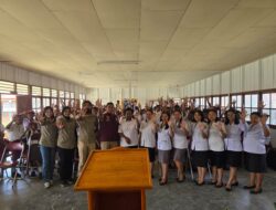 Satresnarkoba Polres Jayawijaya Sosialisasikan Bahaya Narkoba dan Perundungan di SMP YPPK Santo Thomas Wamena