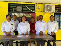 Tim Opsnal Sat Resnarkoba Polresta Manokwari Berhasil Ungkap Kasus Tindak Pidana Narkotika Golongan I Jenis Shabu di SP 4 Distrik Prafi kab. Manokwari