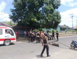 Polisi Bergerak Cepat, Aksi Pemalangan Jalan Km 5 Teluk Bintuni Dapat Dibuka Secara Kondusif