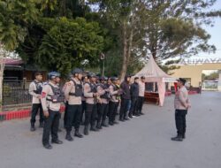 Patroli Humanis Regu Siaga I Polres Jayawijaya Jaga Kondusivitas Kota Wamena Selama 1×24 Jam