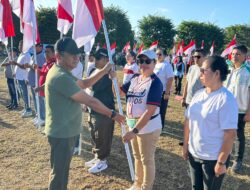 Semarakkan Pembukaan HUT ke-81 Kemerdekaan RI di Kota Bitung, Kasdim 1310/Bitung Hadiri Merdeka Fun Walk Wujud Sinergitas TNI bersama Pemerintah Daerah