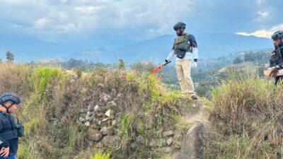 Polres Jayawijaya Lakukan Olah TKP Dugaan Penembakan di Festival Budaya Lembah Baliem