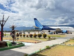 Polsek Kawasan Bandara Wamena Pastikan Aktivitas Penerbangan Berjalan aman dan Kondusif