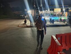 Patroli Blue Light, Polres Jayawijaya Jaga Kelancaran Lalu Lintas Dan Cegah Balap Liar
