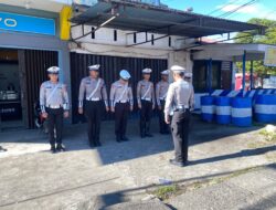 Satlantas Polres Jayawijaya Hadir Di Pagi Hari, Jaga Kelancaran Lalu Lintas di Wamena