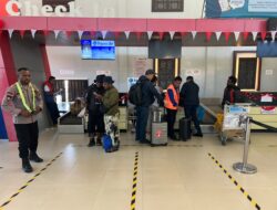 Polsek Kawasan Bandara Wamena Jaga Keamanan dan Kelancaran Aktivitas Penerbangan