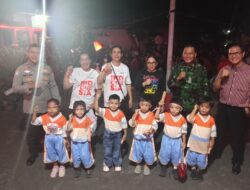 Semarakan HUT ke-81 RI Tahun 2026, Danramil 1310-04/Dimembe Hadir Pada Lomba Pawai Lampion Siswa SD dan SMP Se-Kecamatan Dimembe