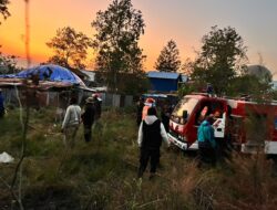 Satuan Dalmas Polres Jayawijaya Patroli dan Respons Cepat Kejadian Kebakaran, Situasi Kamtibmas Tetap Kondusif