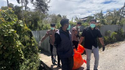 Polres Jayawijaya Evakuasi Pensiunan yang Ditemukan Meninggal di Kompleks Barak Penerangan