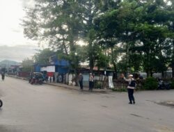 Satlantas Polres Jayawijaya Laksanakan Strong Point Pagi, Jaga Keselamatan Pengguna Jalan