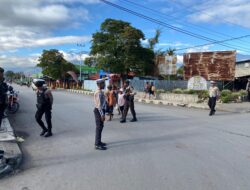Satlantas Polres Jayawijaya Laksanakan Strong Point Pagi, Wujudkan Lalu Lintas Aman dan Tertib