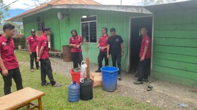 Polres Jayawijaya Intensifkan Penertiban Miras, Puluhan Botol Anggur Merah dan Miras Lokal Diamankan