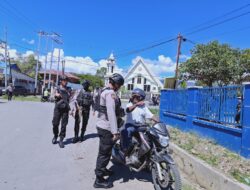 Satuan Samapta Polres Jayawijaya Laksanakan Patroli dan Pemeriksaan, Sejumlah Senjata Tajam Diamankan