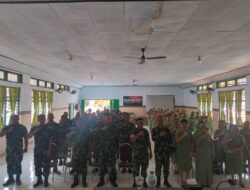 Cegah Pelanggaran Hukum, Masalah Keluarga dan Stres Kerja, Prajurit, ASN dan Keluarga Besar Kodim 1310/Bitung Terima Penyuluhan Pembinaan Mental