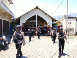 Polsek Kawasan Bandara Wamena Intensifkan Pengamanan dan Monitoring Aktivitas Penerbangan Selama 1 X 24 Jam