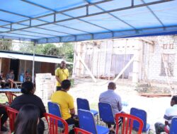 Kapolda Papua Barat Hadiri Pemasangan dan Penutupan Atap Rumah Pastori GKI Syalom Anday