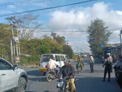Satlantas Polres Jayawijaya Hadir Sejak Pagi, Jaga Kelancaran Lalu Lintas di Wamena