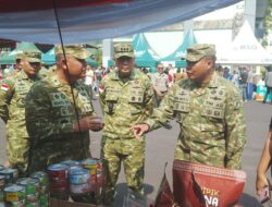 Bantu Warga Penuhi Kebutuhan Pokok dengan Harga Terjangkau, Kodim 1310/Bitung Ikut Berptartisipasi dalam Kegiatan Bazar Murah Peringati HUT ke-81 TNI