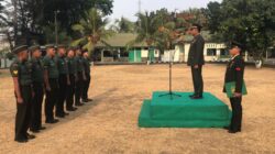Momen Peringatan HUT ke-81 TNI, Kodim 1310/Bitung Gelar Upacara, Pelantikan Kenaikan Pangkat dan Serahkan Piala Lomba PBB Antar SMA